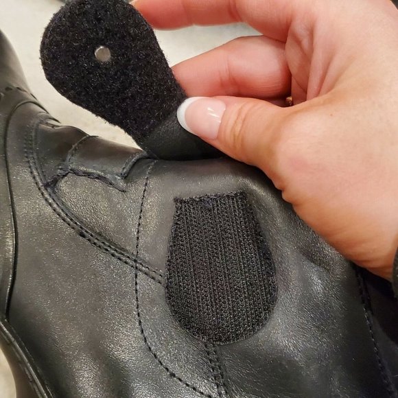 Walking Cradle Black Heeled Boots Booties Leather - Picture 11 of 12